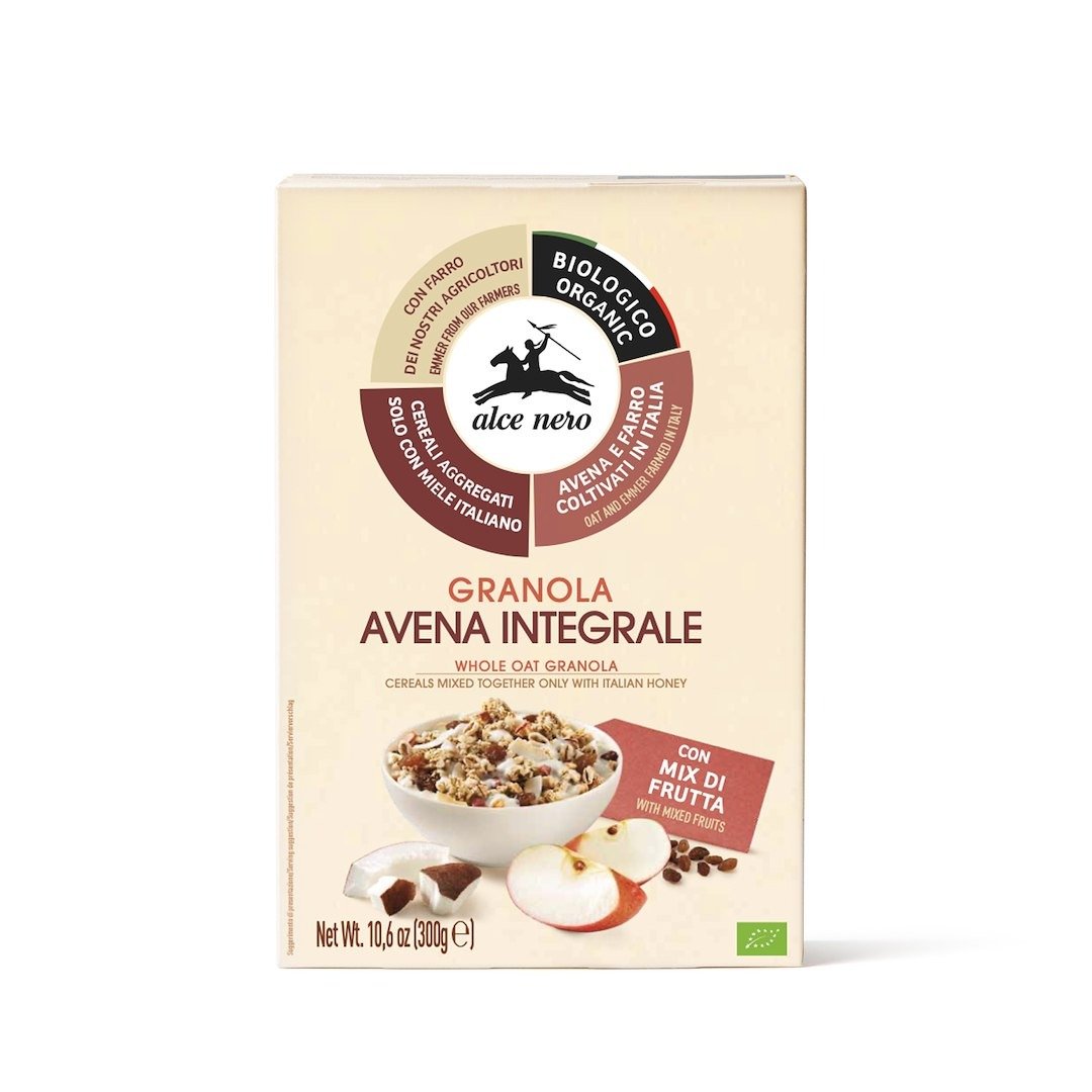 Granola z miodem i owocami BIO 300 g - ALCE NERO