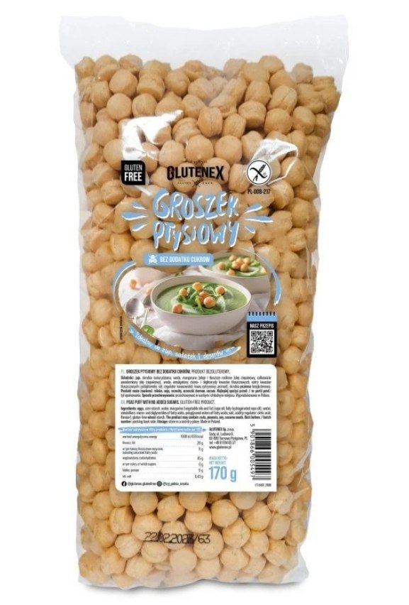 Groszek ptysiowy bez dodatku cukrów bezglutenowy 170 g - GLUTENEX