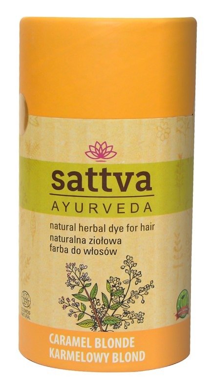 Henna karmelowy blond eco 150 g - SATTVA (AYURVEDA)