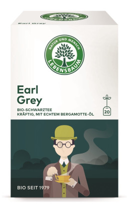 Herbata czarna earl grey BIO (20 x 2 g) 40 g - LEBENSBAUM