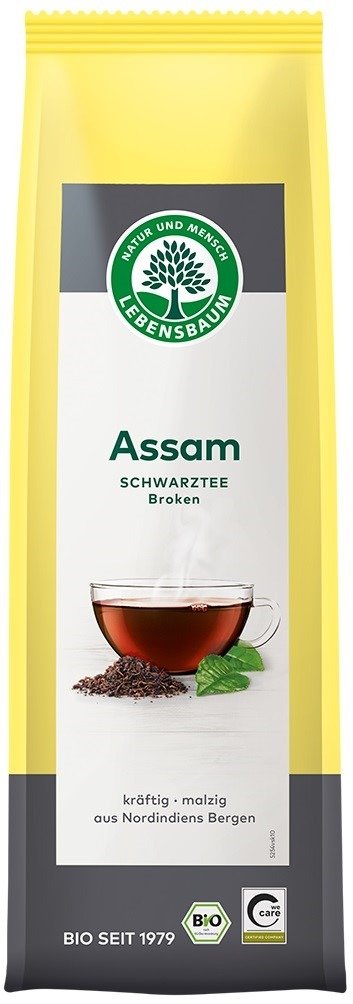 Herbata czarna liściasta assam BIO 100 g - LEBENSBAUM
