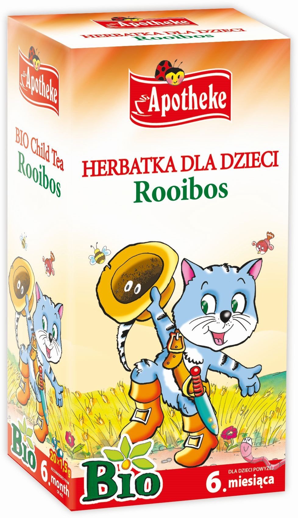 Herbatka dla dzieci - rooibos BIO (20 x 1,5 g) 30 g - APOTHEKE