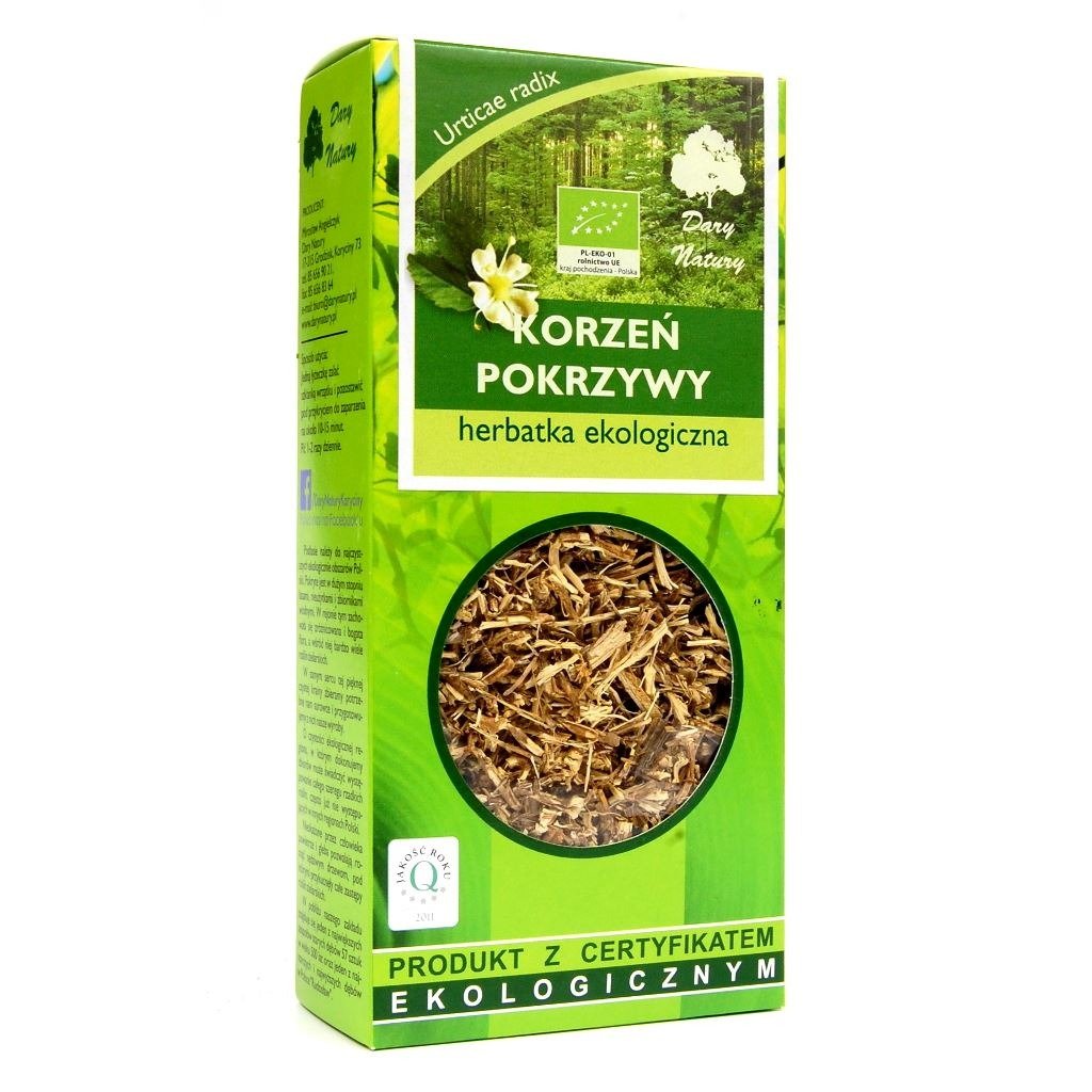 Herbatka korzeń pokrzywy BIO 50 g - DARY NATURY