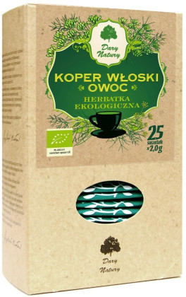 Herbatka owoc kopru włoskiego BIO (25 x 2 g) 50 g - DARY NATURY