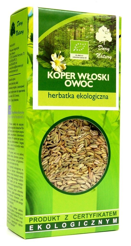 Herbatka owoc kopru włoskiego BIO 50 g - DARY NATURY