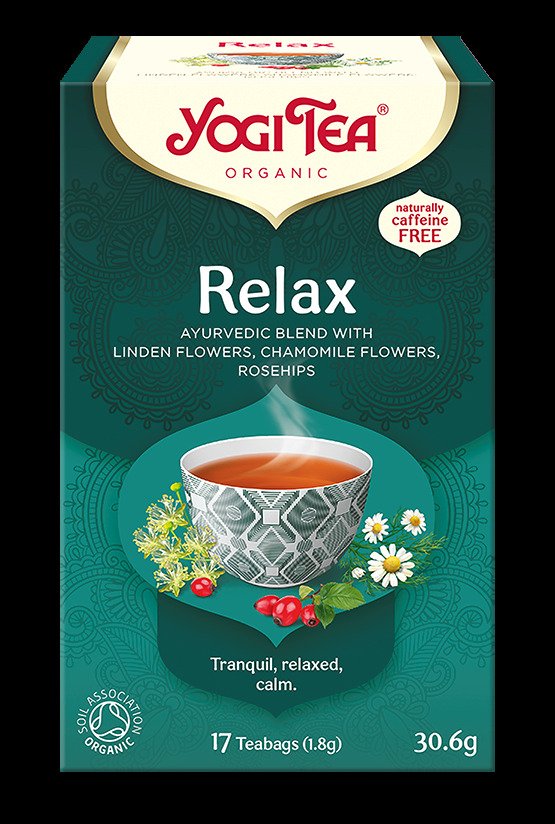 Herbatka relax BIO (17 x 1,8 g) 30,6 g - YOGI TEA