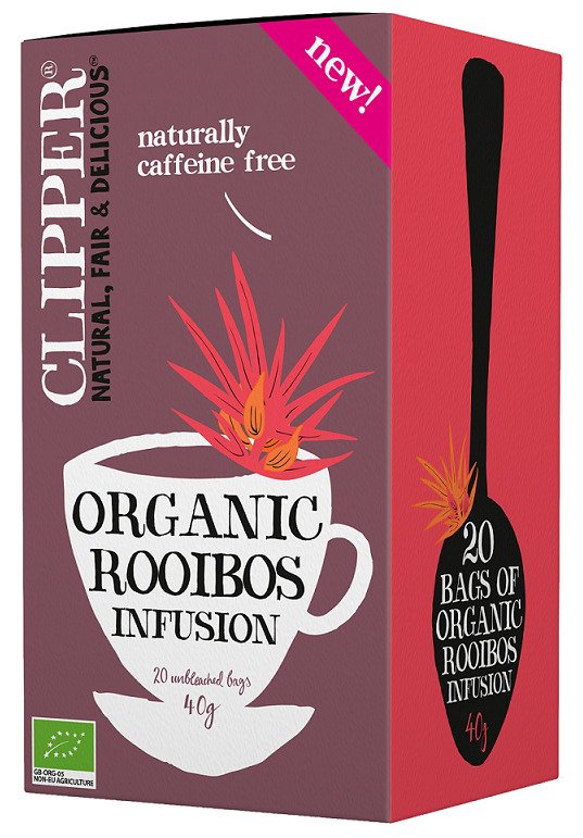 Herbatka rooibos BIO (20 x 2 g) 40 g - CLIPPER