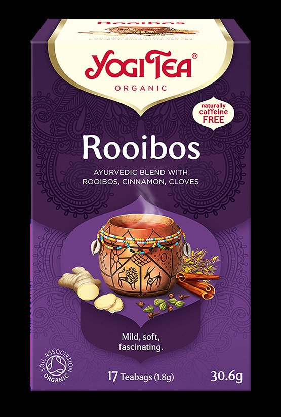 Herbatka rooibos z cynamonem i goździkami BIO (17 x 1,8 g) 30,6 g - YOGI TEA