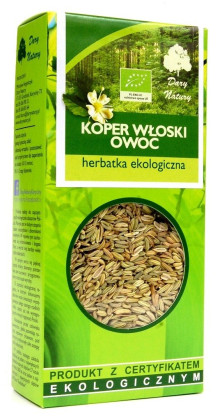 Herbatka z owocu kopru włoskiego BIO 50 g - DARY NATURY