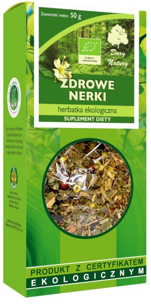 Herbatka zdrowe nerki BIO 50 g - DARY NATURY