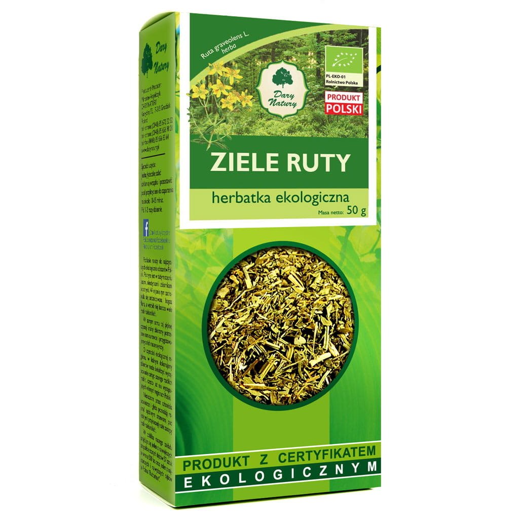 Herbatka ziele ruty BIO 50 g - DARY NATURY