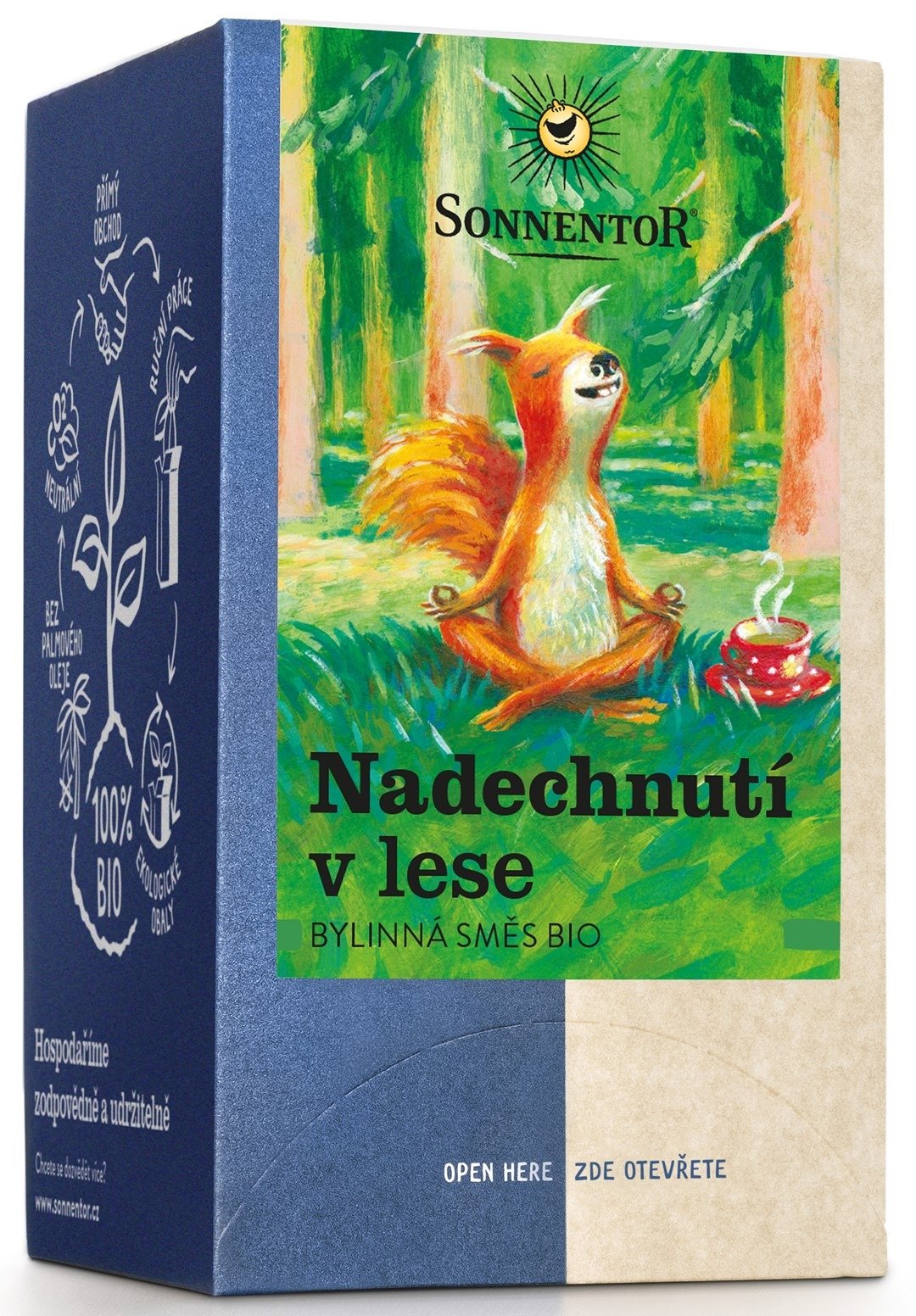 Herbatka ziołowa głęboki oddech w lesie (deep breathing in the forest) BIO (18 x 1,2 g) 21,6 g - SONNENTOR