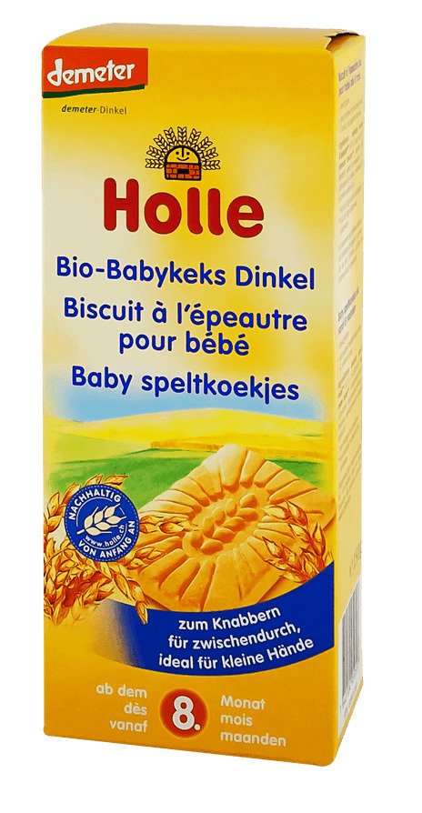 Herbatniki orkiszowe od 8 miesiąca demeter BIO 150 g - HOLLE