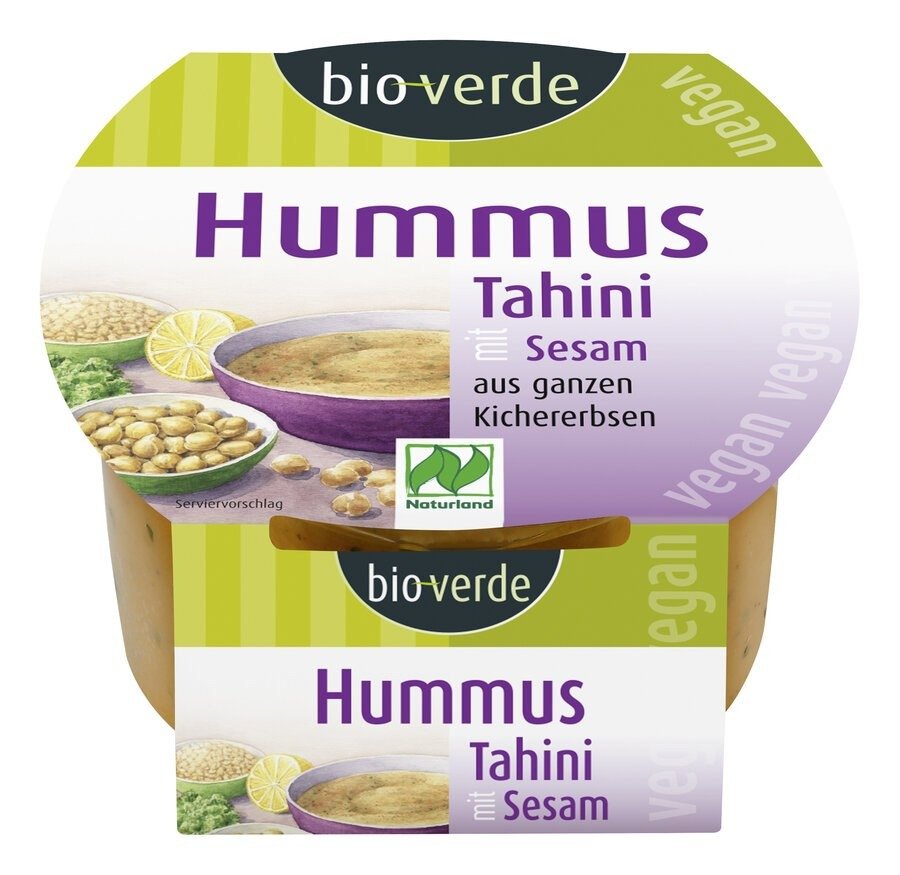 Hummus tahini BIO 150 g - BIO-VERDE