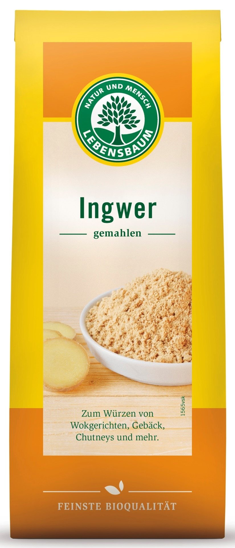 Imbir mielony BIO 40 g - LEBENSBAUM