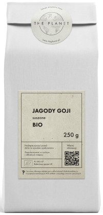 Jagody goji suszone BIO 250 g - THE PLANET
