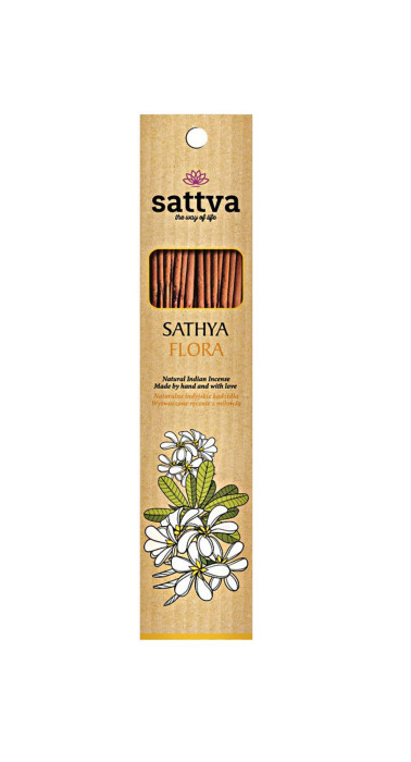 Kadzidełka indyjskie sathya flora (15 szt.) 30 g - SATTVA (WELLNESS)