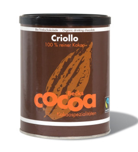 Kakao criollo w proszku fair trade bezglutenowe BIO 250 g - BECKS COCOA