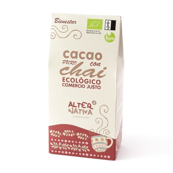 Kakao z chai bez dodatku cukrów bezglutenowe BIO 125 g - ALTERNATIVA3