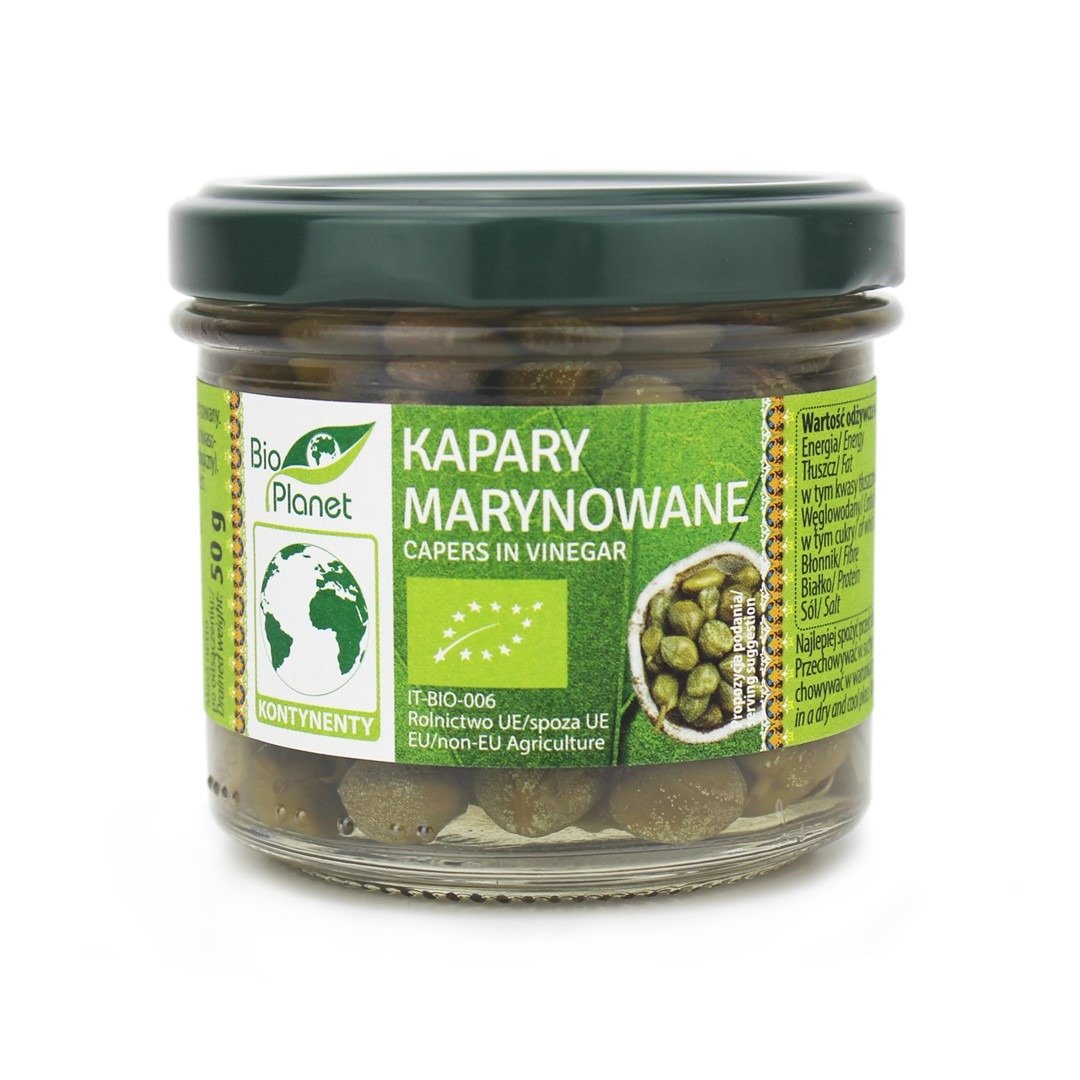 Kapary marynowane BIO 100 g (50 g) - BIO PLANET