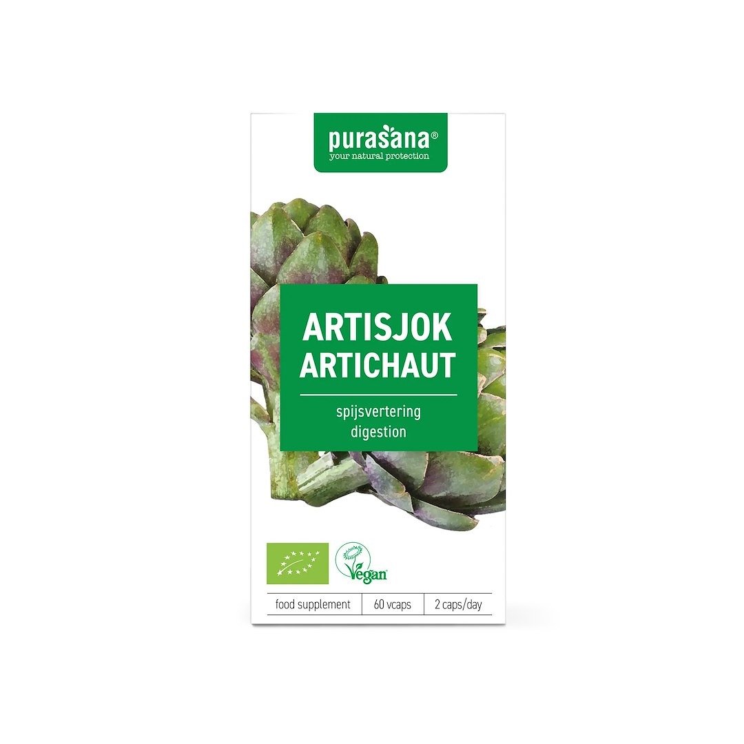 Karczoch ekstrakt BIO (300 mg) 60 KAPSUŁEK - PURASANA
