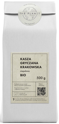Kasza gryczana krakowska niepalona BIO 500 g - THE PLANET