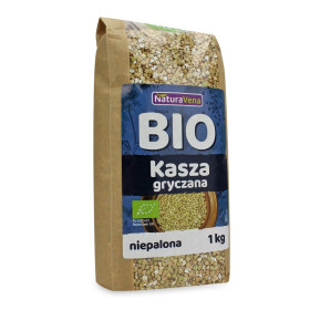 Kasza gryczana niepalona bezglutenowa BIO 1 kg - NATURAVENA