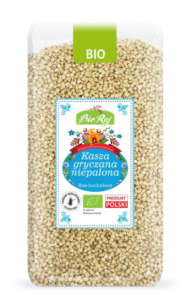 Kasza gryczana niepalona bezglutenowa BIO (POLSKA) 500 g - BIO RAJ