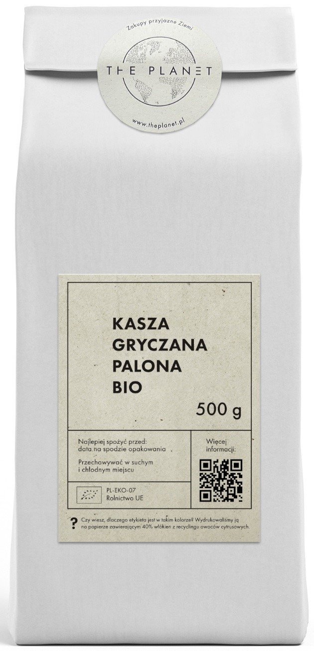 Kasza gryczana palona BIO 500 g - THE PLANET
