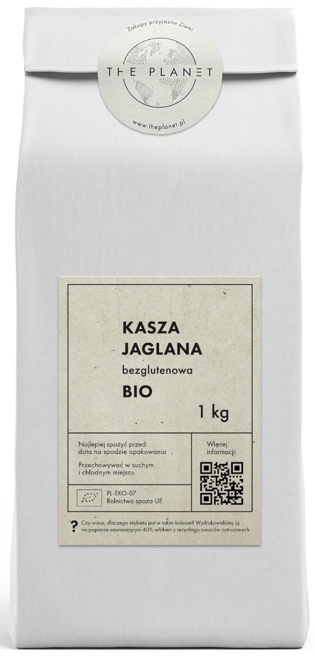 Kasza jaglana bezglutenowa BIO 1 kg - THE PLANET