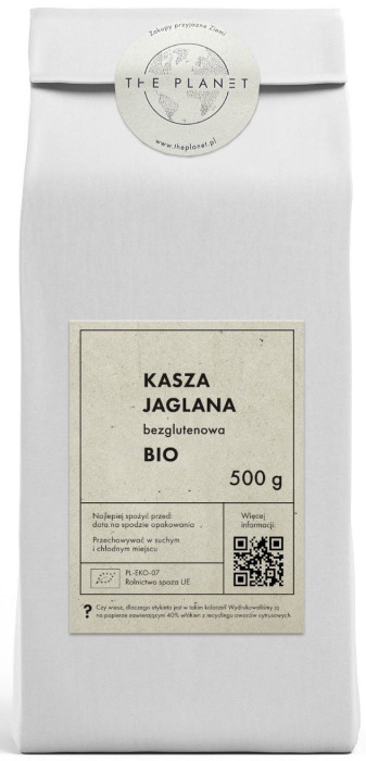 Kasza jaglana bezglutenowa BIO 500 g - THE PLANET