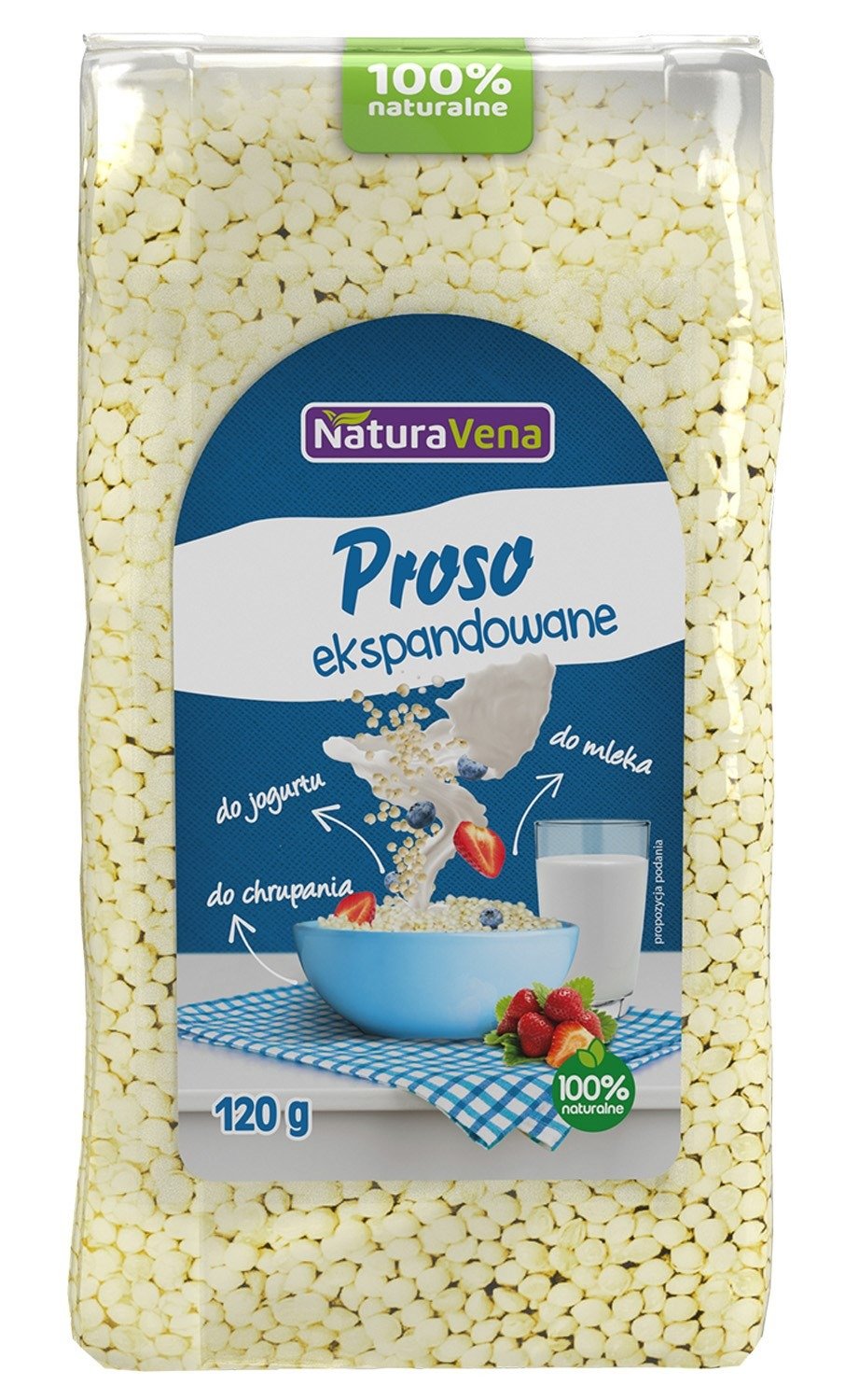Kasza jaglana ekspandowana 120 g - NATURAVENA