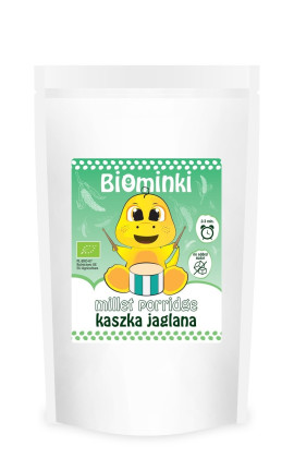Kaszka jaglana bez dodatku cukrów BIO 200 g - BIOMINKI