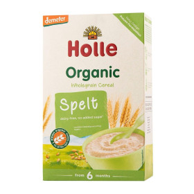 Kaszka orkiszowa pełnoziarnista bez dodatku cukrów od 6 miesiąca demeter BIO 250 g - HOLLE