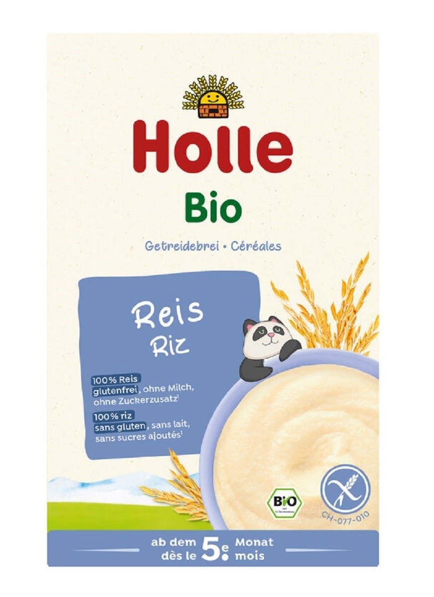 Kaszka ryżowa bez dodatku cukrów bezglutenowa od 5 miesiąca BIO 250 g - HOLLE