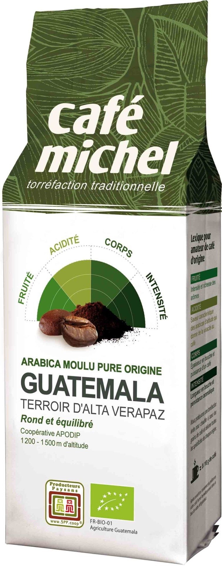 Kawa mielona arabica 100 % gwatemala fair trade BIO 250 g - TERRA ETICA