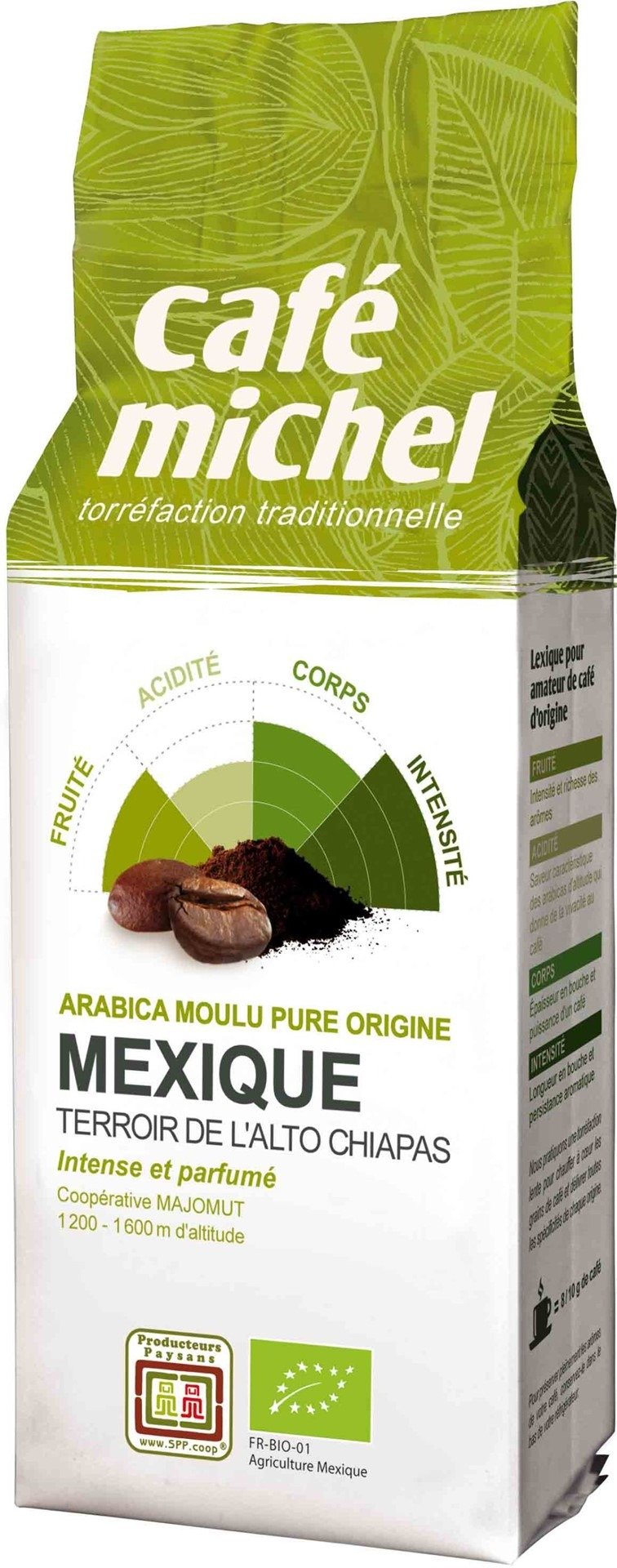 Kawa mielona arabica 100 % meksyk fair trade BIO 250 g - TERRA ETICA