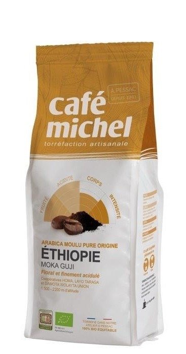 Kawa mielona arabica 100 % moka guji etiopia fair trade BIO 250 g - TERRA ETICA