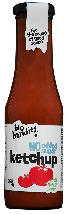 Ketchup bez dodatku cukrów BIO 325 ml - BIO BANDITS