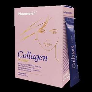 Kolagen rybi (5 000 mg) dla kobiet bezglutenowy 20 saszetek - PHARMOVIT