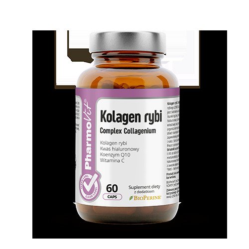 Kolagen rybi complex bezglutenowy 60 kapsułek - PHARMOVIT (CLEAN LABEL)
