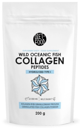 Kolagen rybi w proszku 200 g - DIET-FOOD