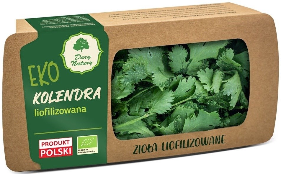 Kolendra liofilizowana bezglutenowa BIO 5 g - DARY NATURY