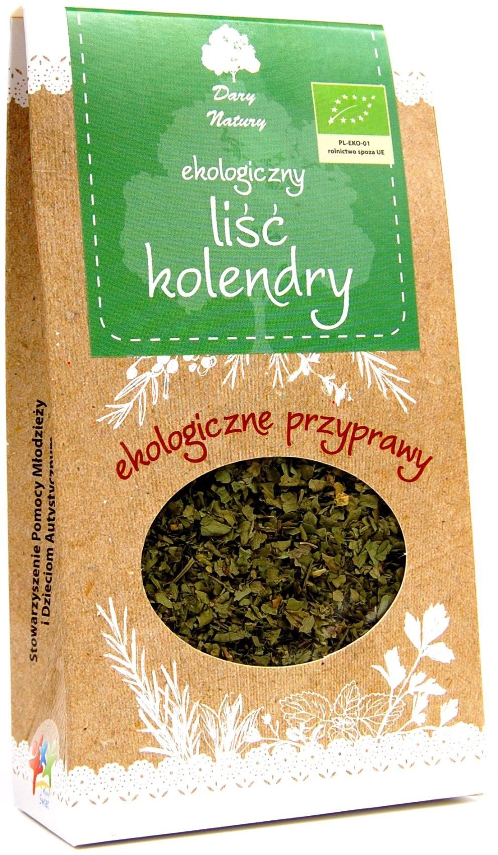 Kolendra liść BIO 20 g - DARY NATURY