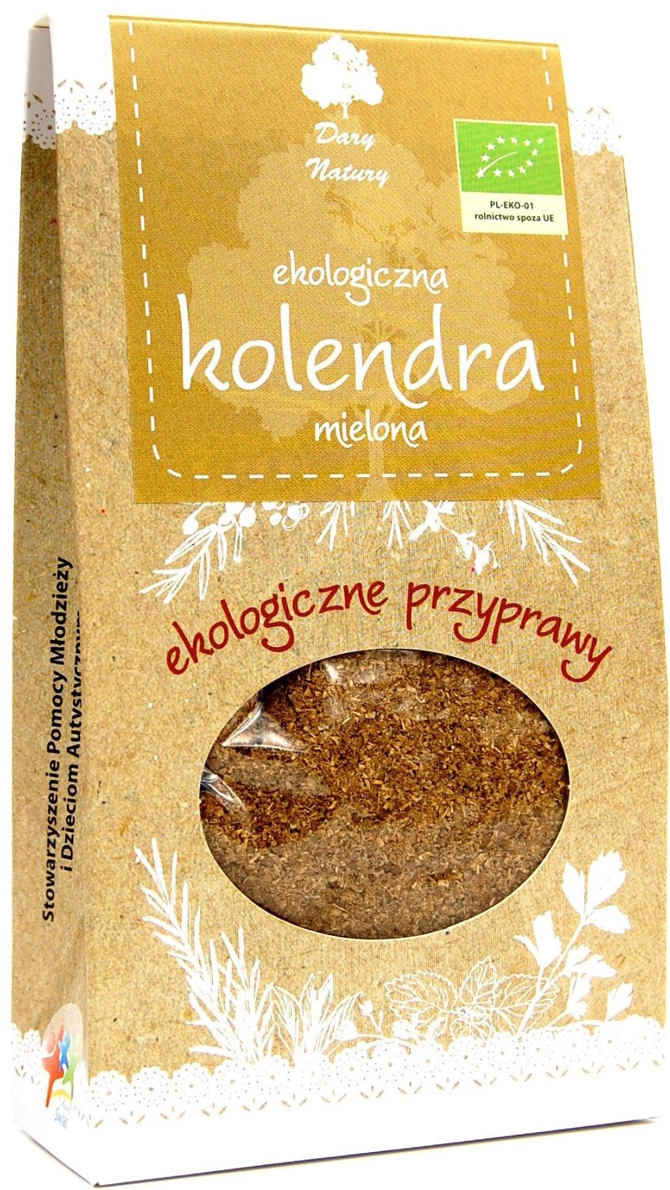 Kolendra mielona BIO 30 g - DARY NATURY