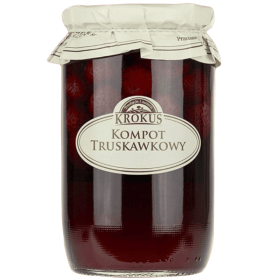 Kompot truskawkowy 640 g (260 g) - KROKUS