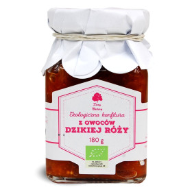 Konfitura z owoców dzikiej róży BIO 180 g - DARY NATURY