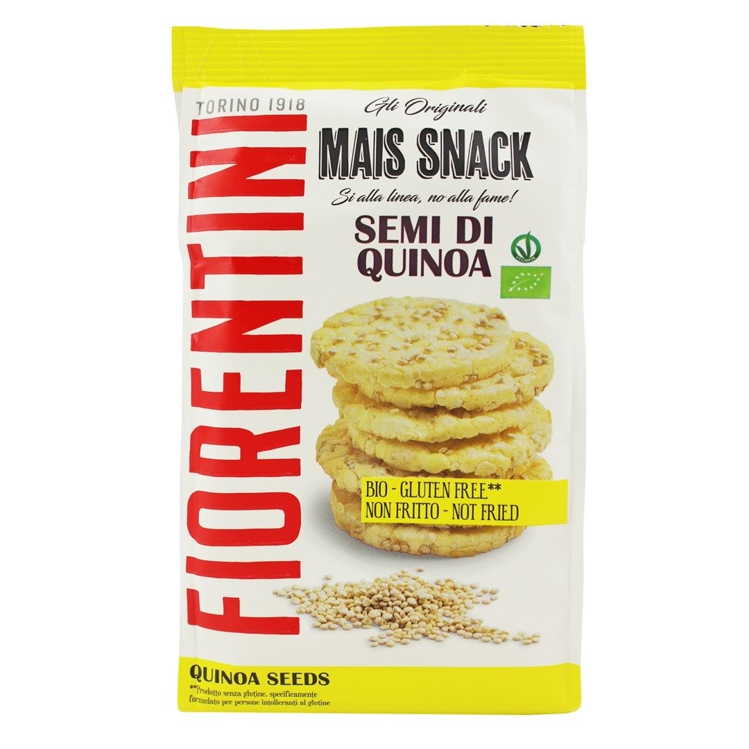 Krążki kukurydziane z quinoa bezglutenowe BIO 50 g - FIORENTINI