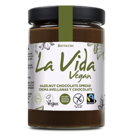 Krem czekoladowo - orzechowy fair trade bezglutenowy BIO 600 g - LA VIDA VEGAN