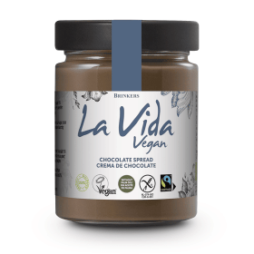 Krem czekoladowy fair trade bezglutenowy BIO 270 g - LA VIDA VEGAN